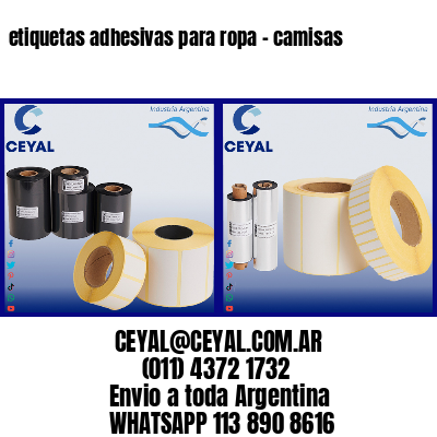 etiquetas adhesivas para ropa – camisas