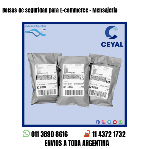 Bolsas de seguridad para E-commerce – Mensajería