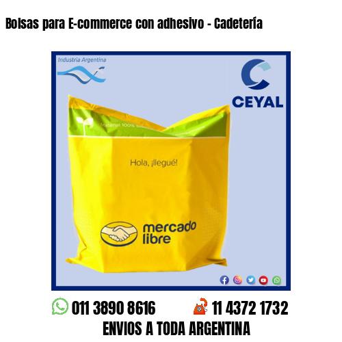 Bolsas para E-commerce con adhesivo – Cadetería