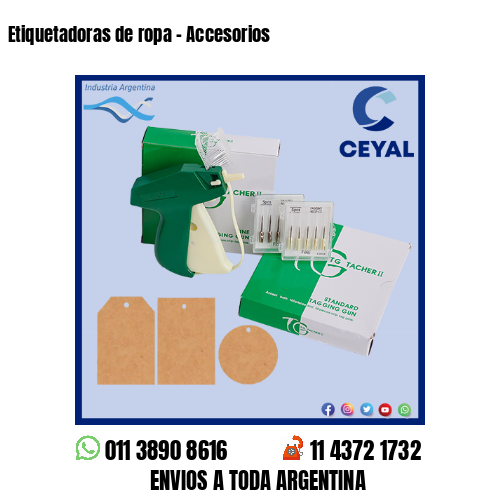 Etiquetadoras de ropa – Accesorios