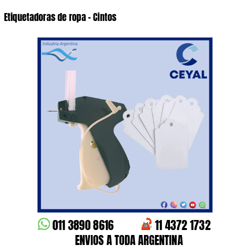 Etiquetadoras de ropa – Cintos