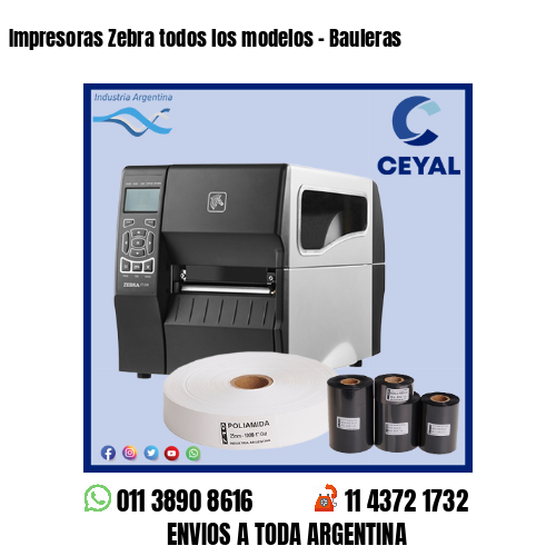 Impresoras Zebra todos los modelos – Bauleras