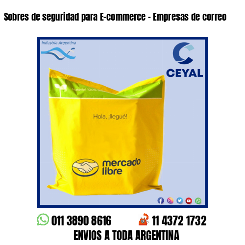 Sobres de seguridad para E-commerce – Empresas de correo