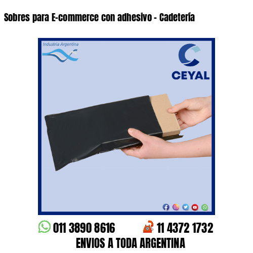 Sobres para E-commerce con adhesivo – Cadetería