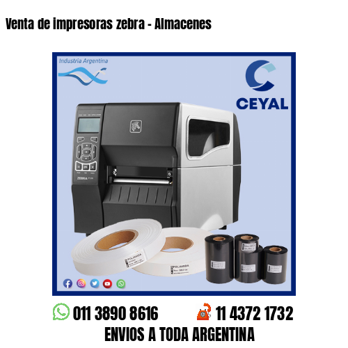Venta de impresoras zebra – Almacenes