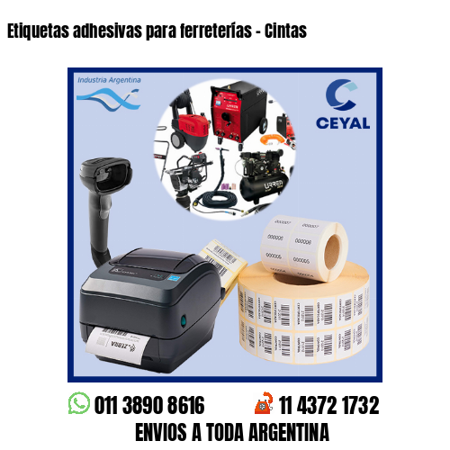 Etiquetas adhesivas para ferreterías – Cintas