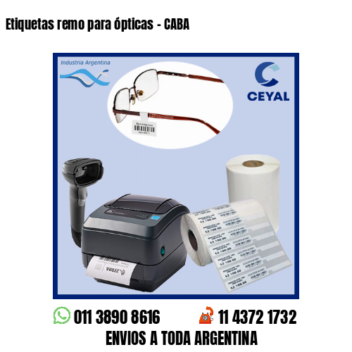 Etiquetas remo para ópticas – CABA