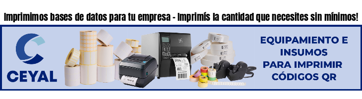 Imprimimos bases de datos para tu empresa - Imprimís la cantidad que necesites sin mínimos!
