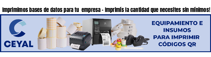 Imprimimos bases de datos para tu empresa - Imprimís la cantidad que necesites sin mínimos!