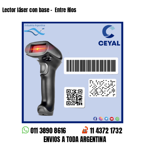 Lector láser con base –  Entre Rios