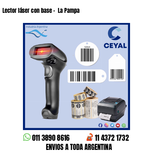 Lector láser con base –  La Pampa