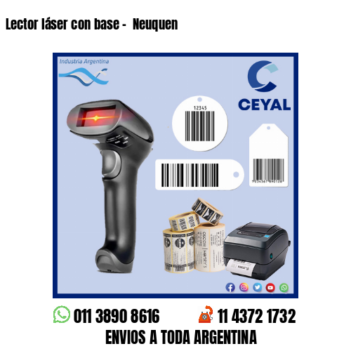 Lector láser con base –  Neuquen