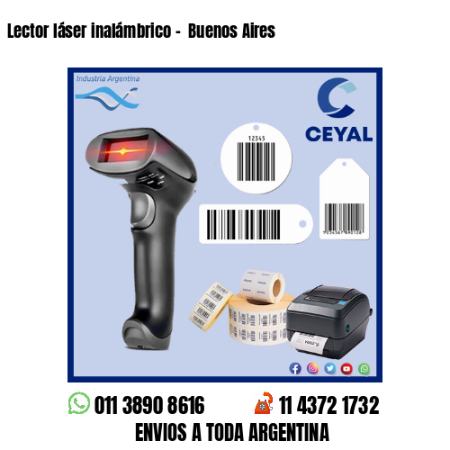 Lector láser inalámbrico –  Buenos Aires