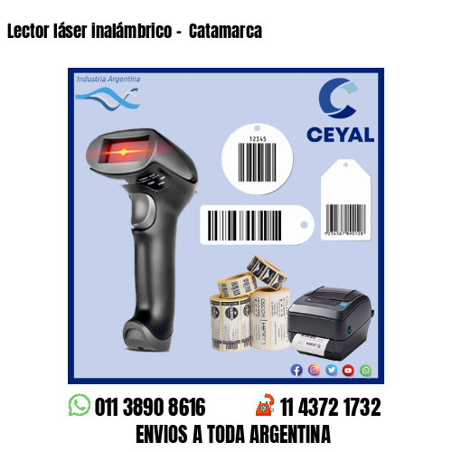Lector láser inalámbrico –  Catamarca