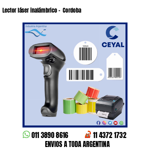 Lector láser inalámbrico –  Cordoba