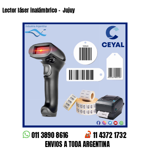 Lector láser inalámbrico –  Jujuy
