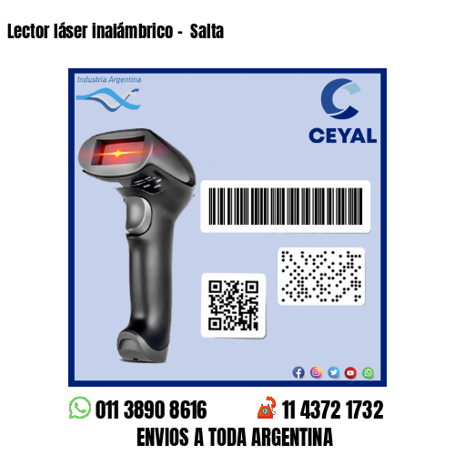 Lector láser inalámbrico –  Salta
