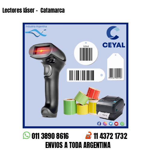 Lectores láser –  Catamarca