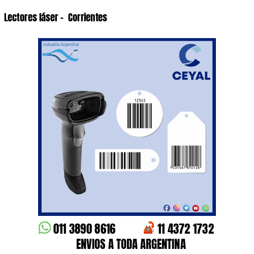 Lectores láser –  Corrientes