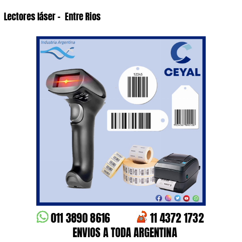 Lectores láser –  Entre Rios