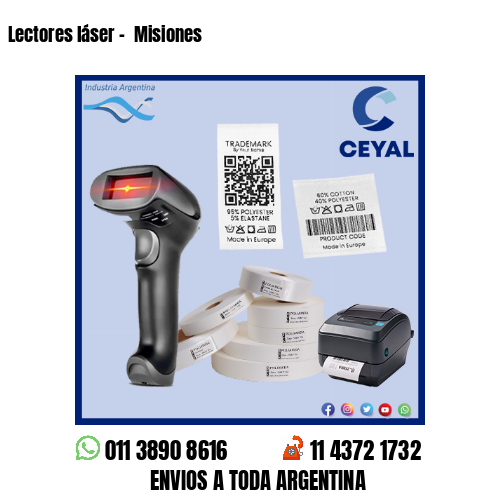 Lectores láser –  Misiones