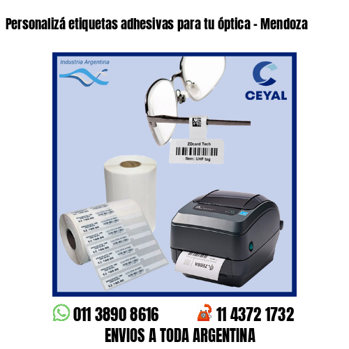 Personalizá etiquetas adhesivas para tu óptica – Mendoza