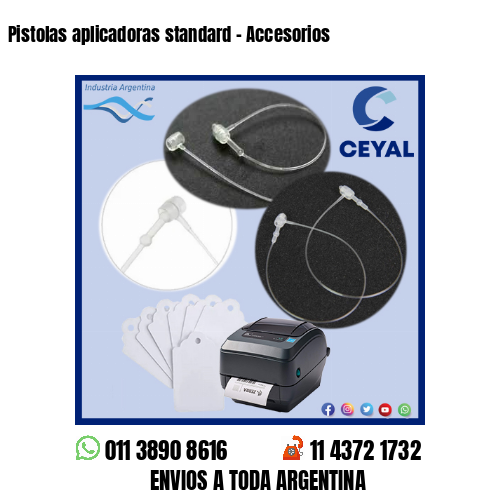Pistolas aplicadoras standard – Accesorios