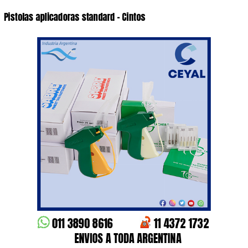 Pistolas aplicadoras standard – Cintos
