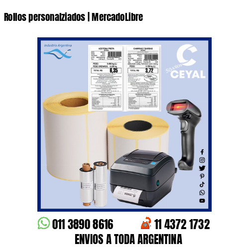 Rollos personalziados | MercadoLibre