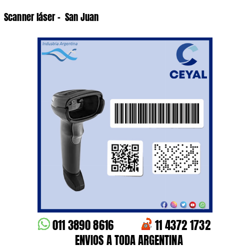 Scanner láser –  San Juan