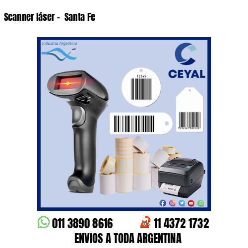 Scanner láser –  Santa Fe