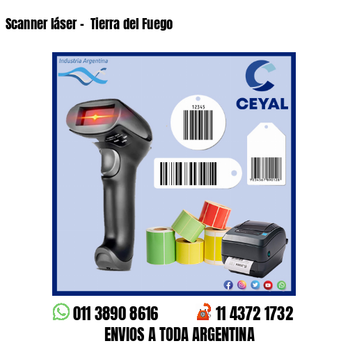 Scanner láser –  Tierra del Fuego