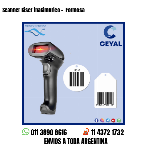 Scanner láser inalámbrico –  Formosa