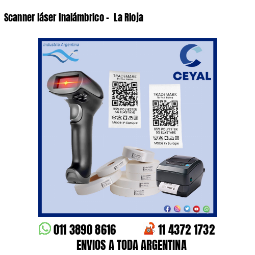 Scanner láser inalámbrico –  La Rioja