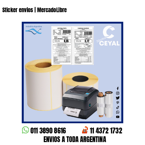 Sticker envios | MercadoLibre