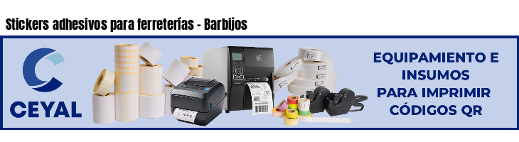 Stickers adhesivos para ferreterías - Barbijos