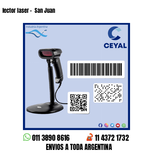 lector laser –  San Juan
