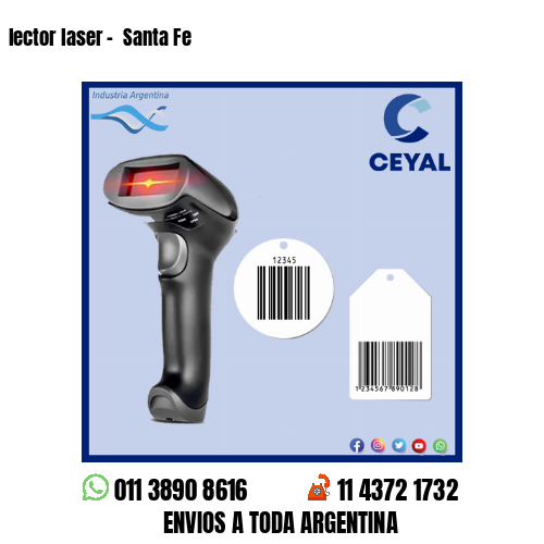 lector laser –  Santa Fe