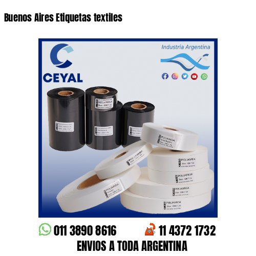 Buenos Aires Etiquetas textiles