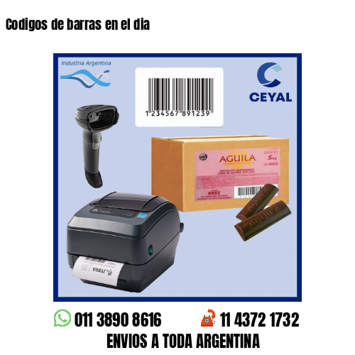 Codigos de barras en el dia