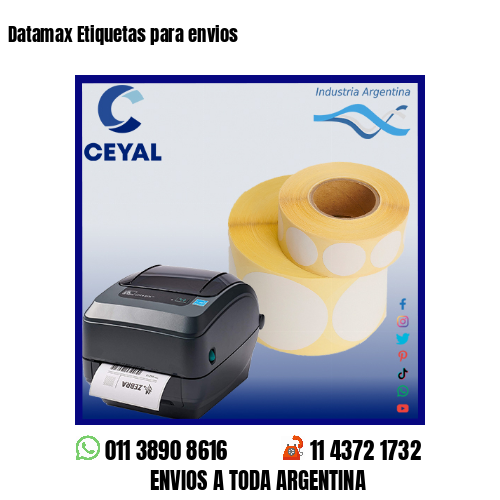 Datamax Etiquetas para envios