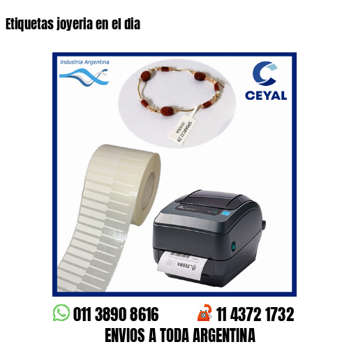 Etiquetas joyeria en el dia
