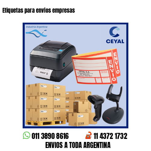 Etiquetas para envios empresas