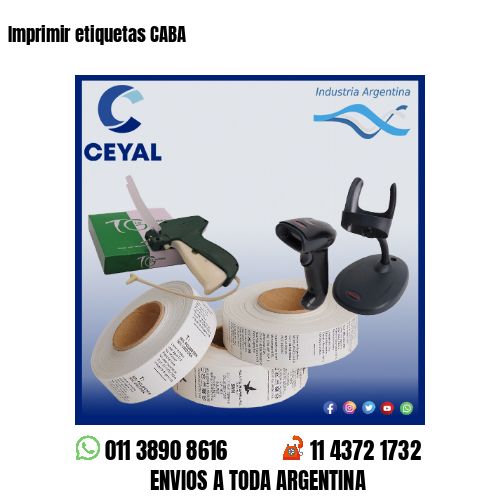Imprimir etiquetas CABA