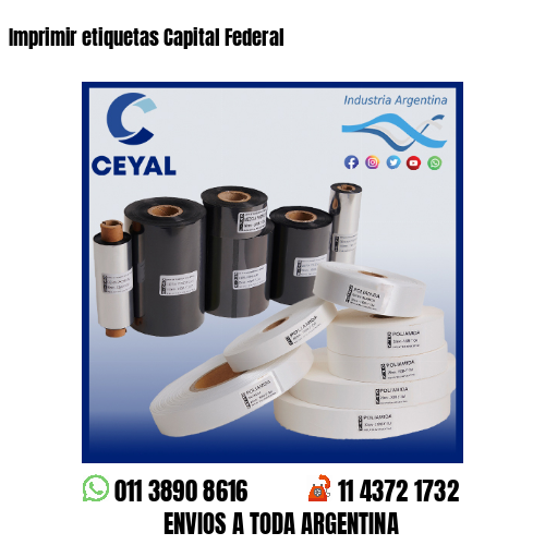 Imprimir etiquetas Capital Federal
