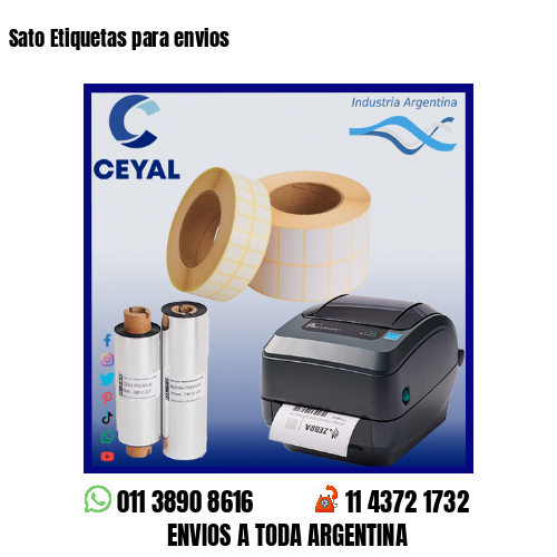 Sato Etiquetas para envios