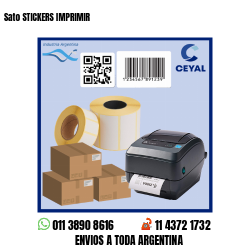 Sato STICKERS IMPRIMIR