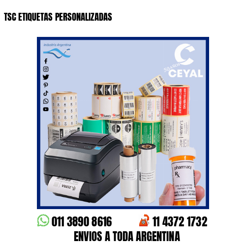 TSC ETIQUETAS PERSONALIZADAS