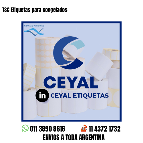 TSC Etiquetas para congelados