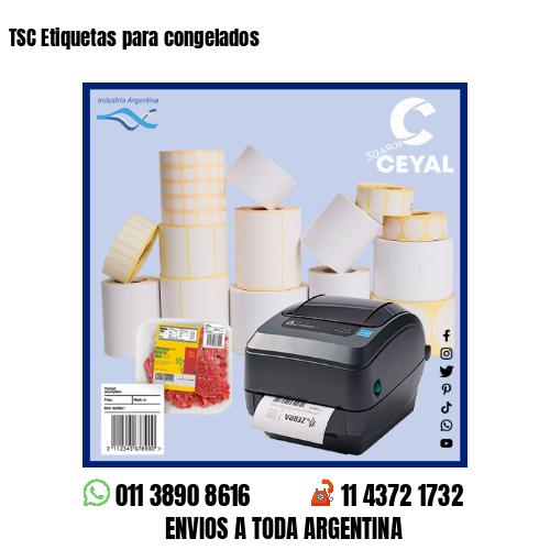 TSC Etiquetas para congelados